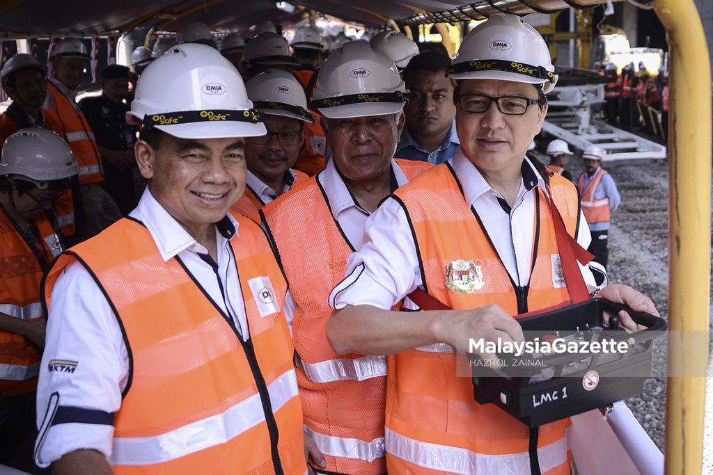 Pelancaran Landasan Keretapi Berkembar Lembah Klang Kvdt