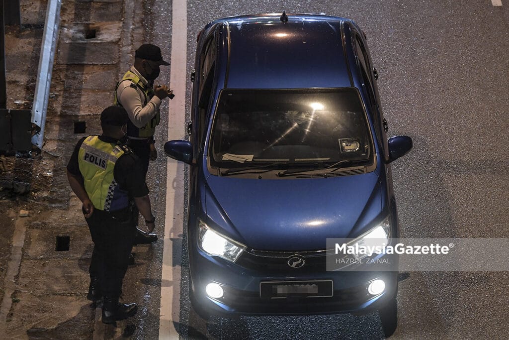 Kawalan Ketat Sekatan Jalan Raya Perintah Kawalan Pergerakan Pdrm