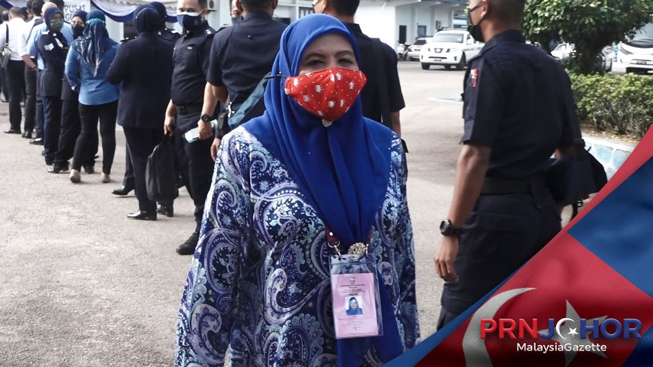 PRN Johor Undi Awal Lancar Calon Harap Dapat Sokongan