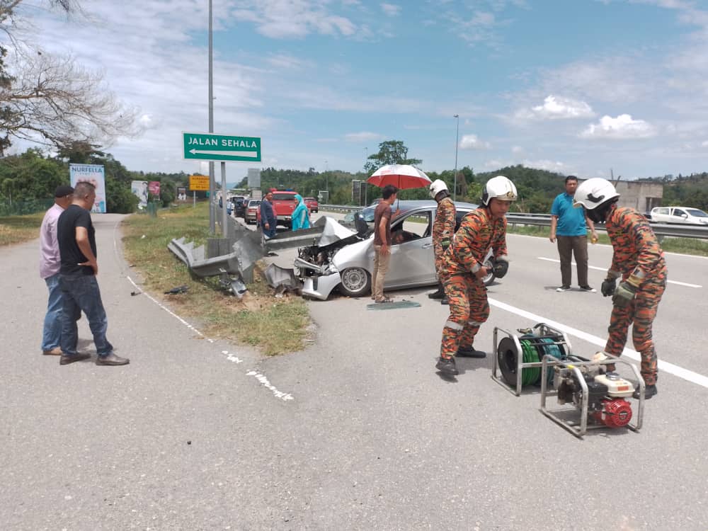 Seorang Maut Dua Cedera Akibat Terbabas