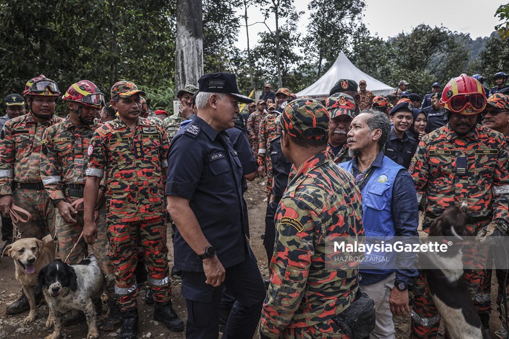 Operasi SAR Mangsa Tanah Runtuh Batang Kali Ditamatkan Jam 12 Tengah Hari