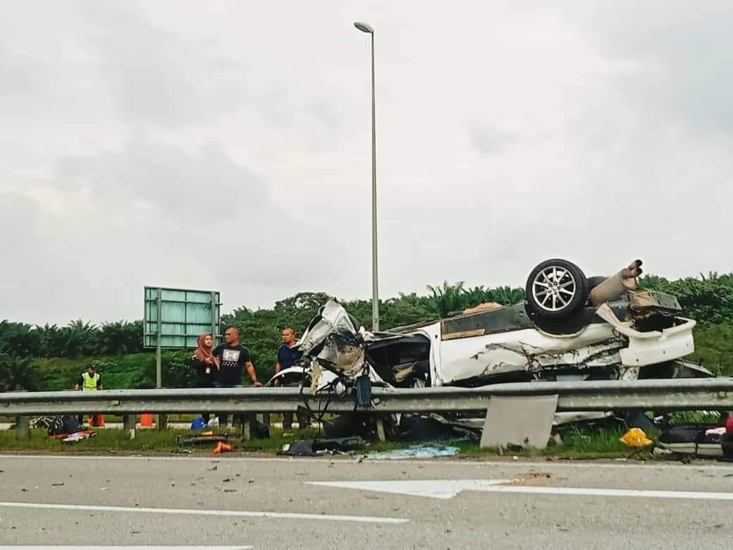 Suami Isteri Maut Dalam Nahas Di LPT2