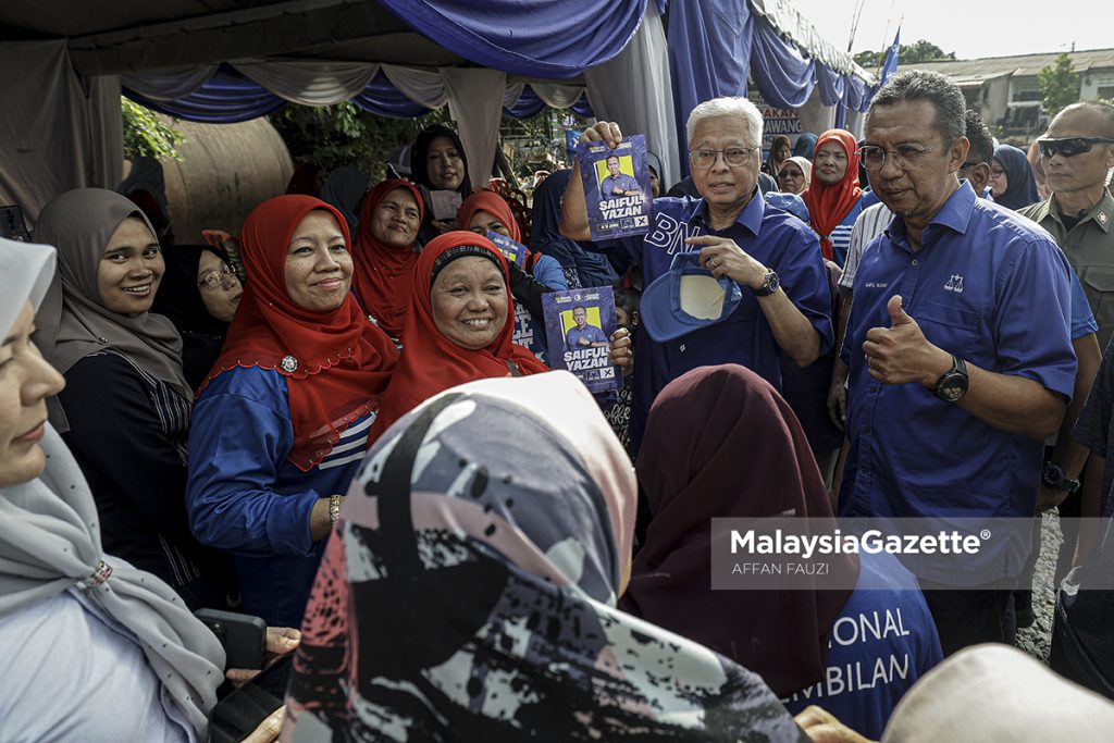 Ismail Sabri Bantu Kempen Calon BN Johol Saiful Yazan Sulaiman