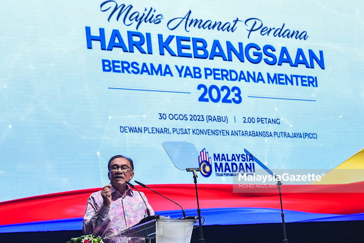 Anwar Sampaikan Amanat Perdana Sempena Hari Kebangsaan 2023