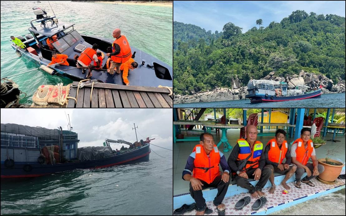 Kapal Kargo Rosak Kru Warga Indonesia Hanyut Dari Tanjung Pinang