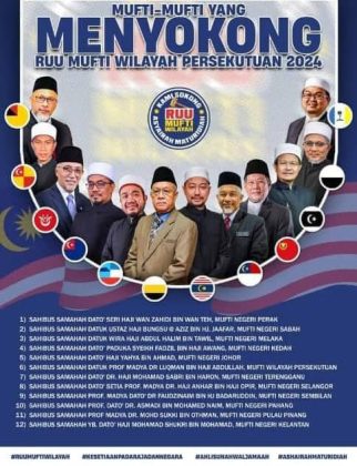 Beri Sokongan Dan Jangan Polemikkan Ruu Mufti Wilayah Persekutuan