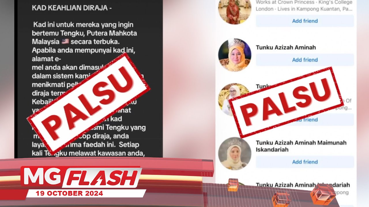 Jangan Terpedaya Akaun Palsu Kerabat Pahang MGFlash