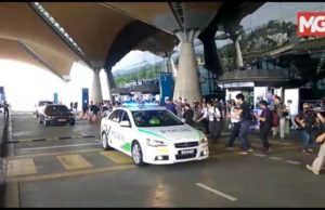 Duta Besar Korea Utara, Khang Chol tiba di KLIA pada pukul 4.40 petang