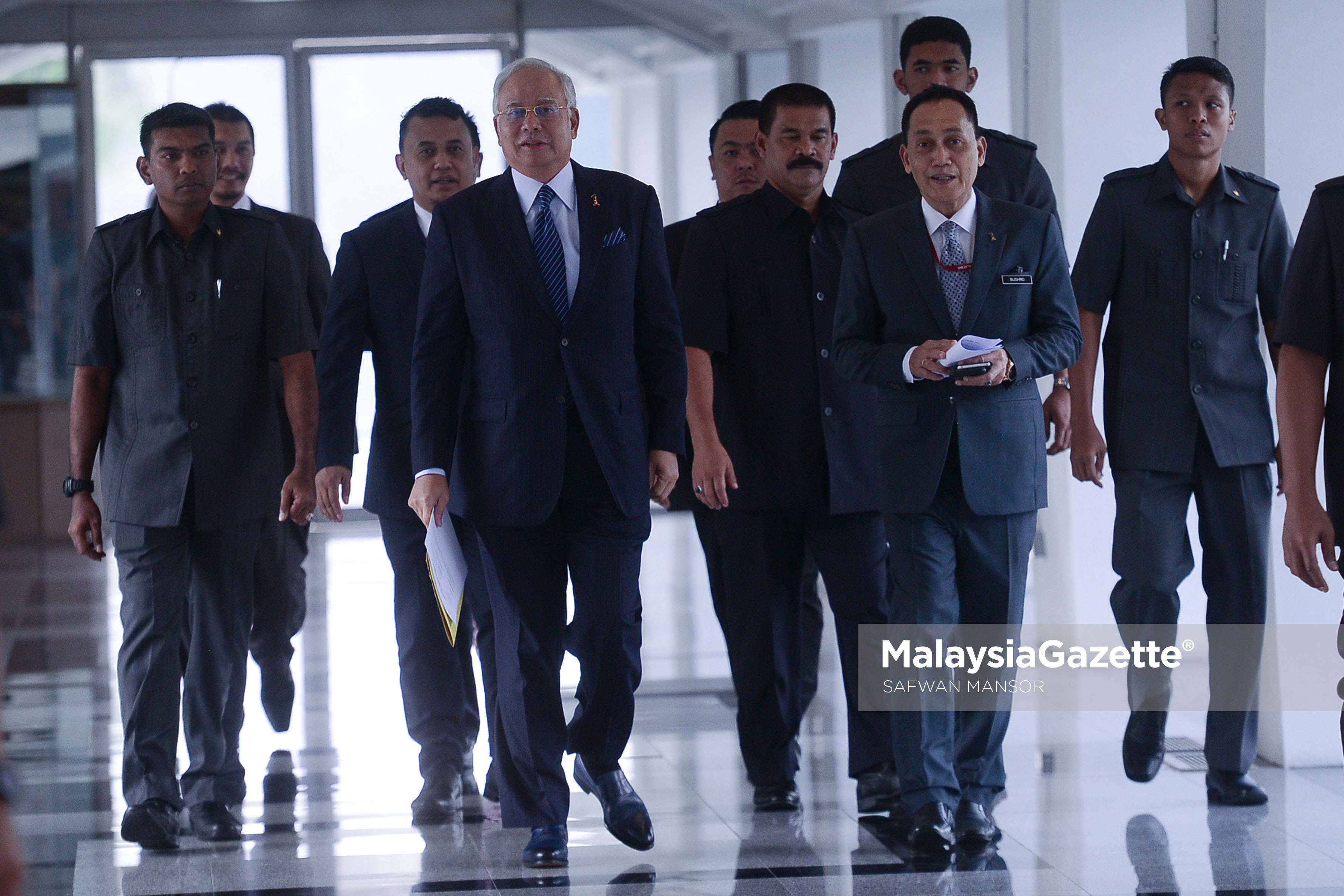 Perdana Menteri, Datuk Seri Najib Tun Razak ketika tiba di Dewan Rakyat, Parlimen Malaysia. foto SAFWAN MANSOR, 16 MAC 2017