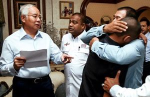 Najib luangkan masa temui tiga mangsa culik