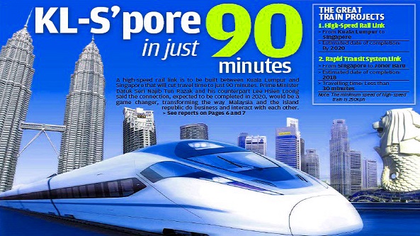 Pembatalan rancangan pembinaan landasan kereta api berkelajuan tinggi (HSR) yang menghubungkan Kuala Lumpur dengan Singapura oleh kerajaan Pakatan Harapan telah mencetuskan perdebatan hangat.