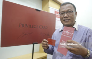 Hadiah istimewa untuk pemegang Kad Privilege Gallery Bookstore