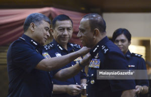 IGP Hadir Pemakaian Pangkat Pegawai Kanan dan Serah/Terima Tugas