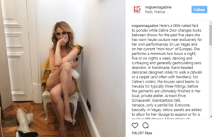 Celine Dion berbogel pada usia 49 tahun