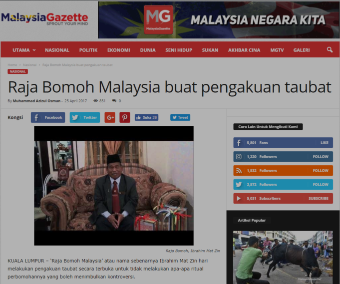 MALAYSIAGAZETTE BERITA VIRAL TERKINI MALAYSIA