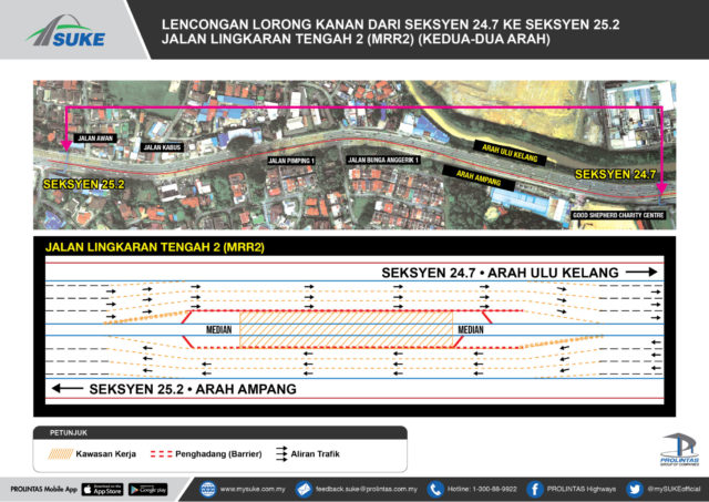 SUKE CB5 Median Lane Diversion at Ch. 21200 - 22500_MALAY-01