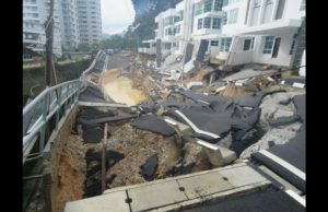 Visual banjir kilat, tanah runtuh di Pulau Pinang
