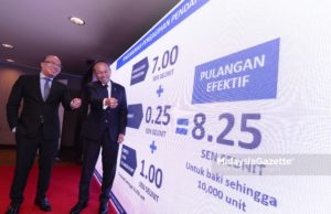 Agihan pendapatan, bonus ASB 8.25 sen seunit