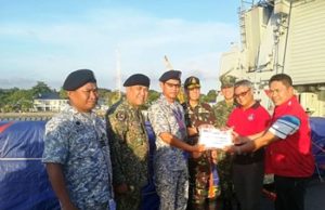 KD Kedah tiba di Zamboanga City hantar bantuan kemanusiaan