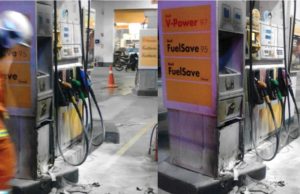 Stesen minyak hampir terbakar angkara bom petrol