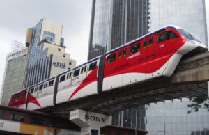 Rapid KL gantung operasi tren monorel empat gerabak