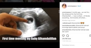 Ummi Nazeera, mengandung