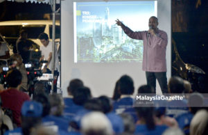Ketua Pegawai Eksekutif 1Malaysia Development Berhad (1MDB), Arul Kanda Kandasamy memberikan penerangan berkenaan 1MDB pada Program Isu Semasa Bersama Arul Kanda di Lucky Garden Bangsar, Kuala Lumpur. foto IQBAL BASRI, 07 MEI 2018.