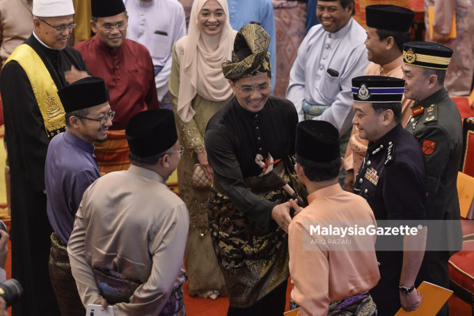 MGF11052018_ISTIADATANGKATSUMPAHJAWATANMBSELANGOR_10 Datuk Seri Mohamed Azmin Ali