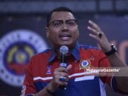 Ahli Panel merangkap Pengerusi Tetap MBM dan Presiden MAYC Kebangsaan, Mohd Syahbuddin Hashim bercakap pada Konvensyen Belia Kebangsaan sempena Hari Belia Negara 2018 di Pusat Belia Antarabangsa Kuala Lumpur. foto NOOR ASREKUZAIREY SALIM, 15 MEI 2018