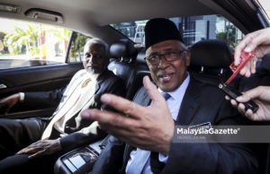 Abu Kassim meninggalkan Yayasan Kepimpinan Perdana selepas mengadakan pertemuan dengan Perdana Menteri, Tun Dr. Mahathir Mohamad di Putrajaya. foto HAZROL ZAINAL, 17 MEI 2018.