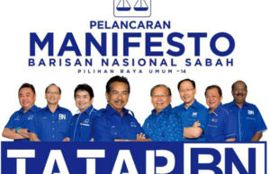 Manifesto BN untuk Sabah menjelang PRU-14.