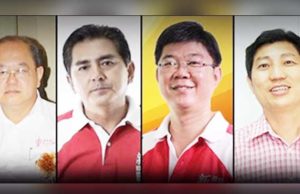 'Justice League' terdiri daripada Lim Jak Wong, Sim Tong Him, Chin Choon Seong dan Goh Leong San yang merupakan veteran DAP Melaka tetapi telah meninggalkan parti itu dan bertanding sebagai calon bebas.