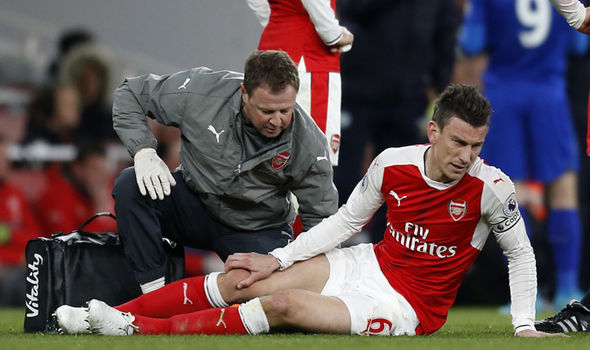 pix ars Malang menimpa buat pemain pertahanan Arsenal, Laurent Koscielny apabila bakal terlepas kempen Piala Dunia di Rusia bulan depan.