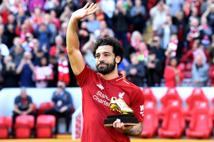 Salah kini memegang rekod gol terbanyak dalam 38 kempen perlawanan dalam Liga Perdana Inggeris.