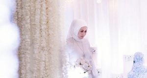 Azrinaz Mazhar Hakim selamat bernikah 1 Mei lalu. Foto Instagram Azrinaz Mazhar Hakim.