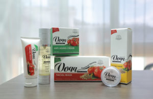 Produk penjagaan kulit di bawah jenama Voqq yang dipasarkan sejak tahun 2016.
