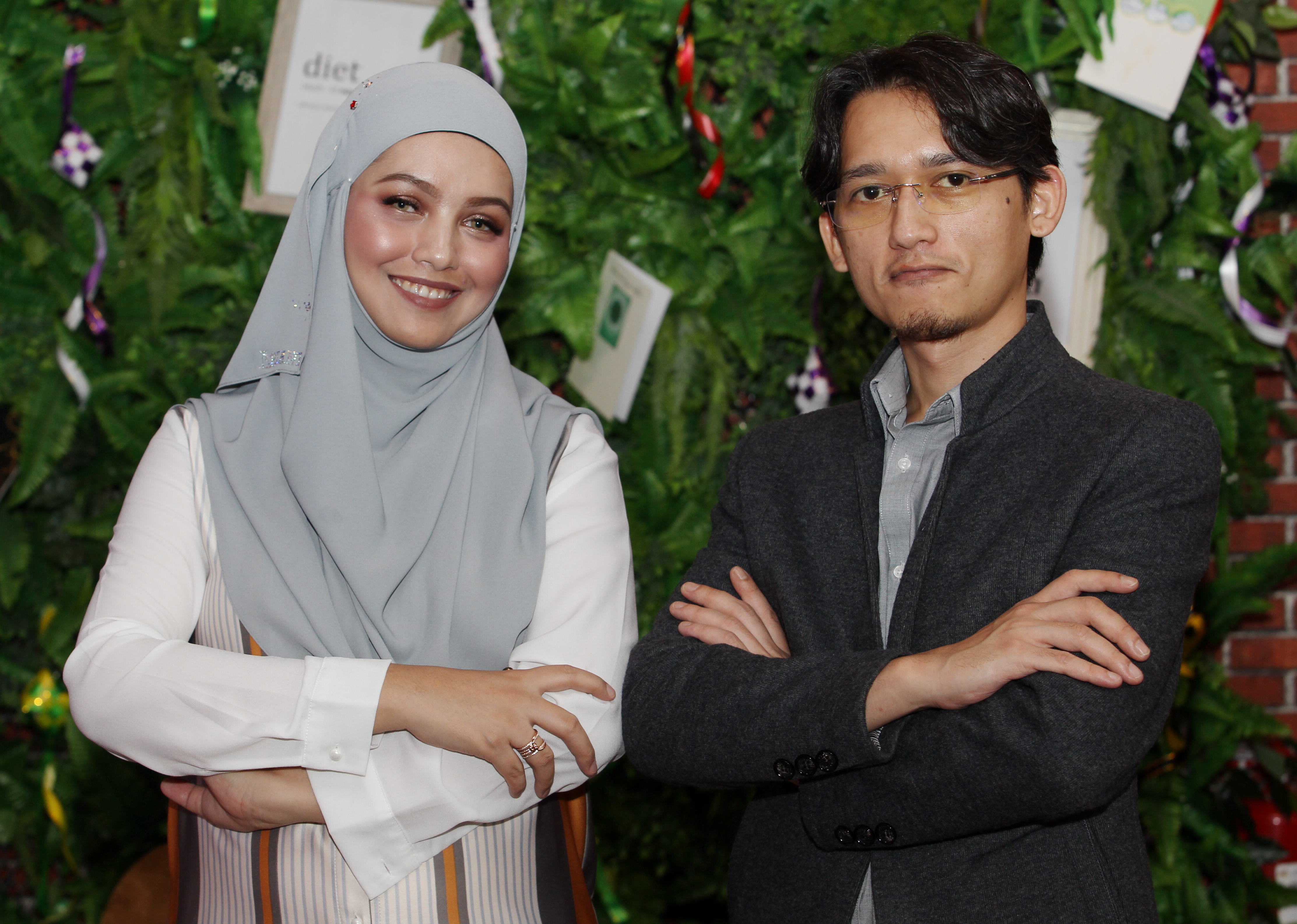 Azrainuddin dan Nur Ezdiani Baharoddin yakin DDKoin mampu berdaya saing dengan mata wang digital lain di pasaran dunia.