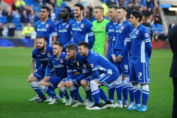 Pasukan Cardiff City.