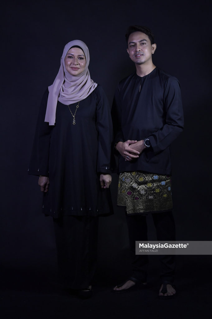 Pemilik butik Cindai Mahsuri, Datin Aidasuriani dan adiknya, Azrul Izwan di studio Malaysia Gazette, Kuala Lumpur. foto AFFAN FAUZI, 05 JUN 2018