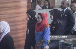 Isteri bekas Perdana Menteri, Datin Seri Rosmah Mansor hadir untuk memberi keterangan berhubung kes SRC International di Ibu Pejabat Suruhanjaya Pencegahan Rasuah Malaysia (SPRM), Putrajaya. foto SYAFIQ AMBAK, 05 JUN 2018