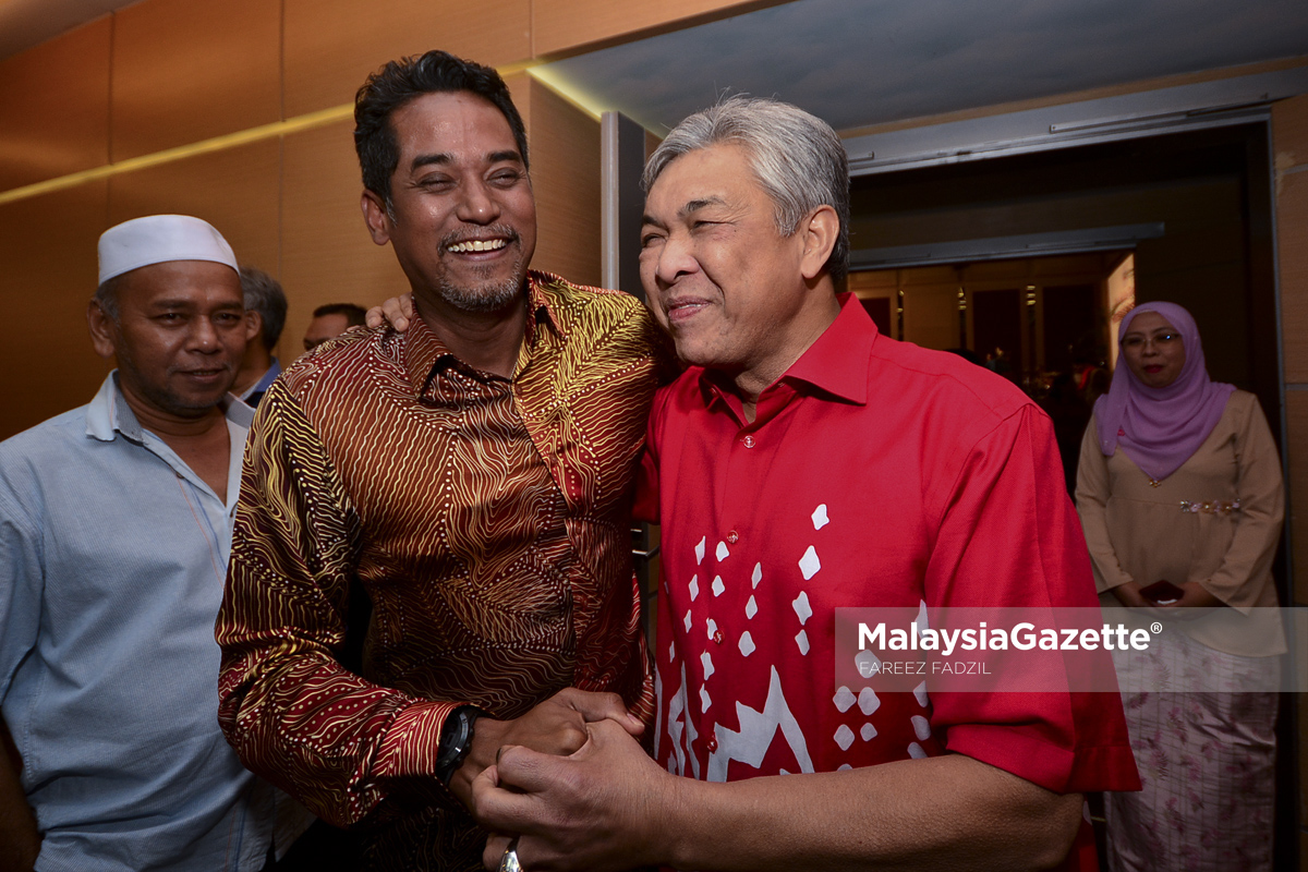 Naib Presiden UMNO merangkap Calon Presiden UMNO, Datuk Seri Ahmad Zahid Hamid.