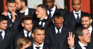 Portugal tiba di kem pasukan mereka di Kratovo, 40 kilometer di Moscow, Rusia sempena Piala Dunai 2018, semalam.