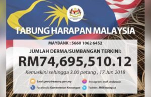 Rakyat yang ingin menyumbang kepadaTabung Harapan Malaysia boleh berbuat demikian menerusi akaun Maybank 5660-1062-6452.