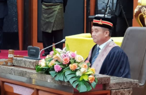 Suee Limselepas majlis angkat sumpah Speaker DUN Selangor di Shah Alam, hari ini.