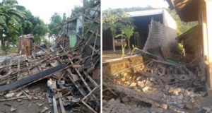 Gempa bumi yang berlaku pada pukul 6.47 pagi waktu tempatan disusuli dengan satu gegaran kecil berskala 5.4 Richter di kawasan yang sama sejam selepas itu.