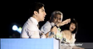 Menteri Belia dan Sukan, Syed Saddiq Syed Abdul Rahman berkongsi idea dan pendapat pada forum Persidangan Sosial Malaysia 2018 di Pusat Pameran dan Perdagangan Antarabangsa (MITEC), Kuala Lumpur. foto AFIQ RAZALI, 04 JULAI 2018.