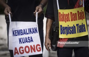 Perhimpunan Aman Pertahan DYMM Agong
