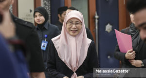 Timbalan Perdana Menteri merangkap Ahli Parlimen Pandan, Datuk Seri Wan Azizah Wan Ismail hadir pada Sidang Dewan Rakyat di Bangunan Parlimen, Kuala Lumpur. foto SYAFIQ AMBAK, 24 JULAI 2018.