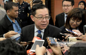 Guan Eng bimbang wakil Dewan Negara sabotaj SST Menteri Kewangan, Lim Guan Eng bercakap kepada media pada Sidang Dewan Rakyat di Bangunan Parlimen, Kuala Lumpur. foto IQBAL BASRI, 31 JULAI 2018.