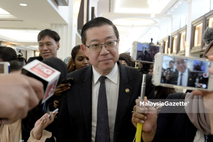 Menteri Kewangan, Lim Guan Eng ketika menghadiri sesi perbahasan di Dewan Rakyat, Bangunan Parlimen, Kuala Lumpur. foto IQBAL BASRI, 06 OGOS 2018.